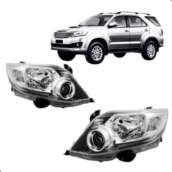 Par Farol Eletrico Para Hilux Sw4 2012 2013 A 2015 Com Xenon Ambos Lados