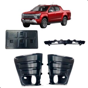 Kit Suporte Placa Para S10 2025 2026 Moldura Milha E Grade