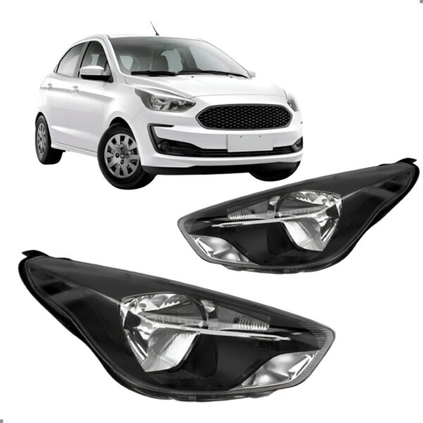 Par Farol Black Manual Para Ka 2019 2020 2021 2022 Ambos Lados