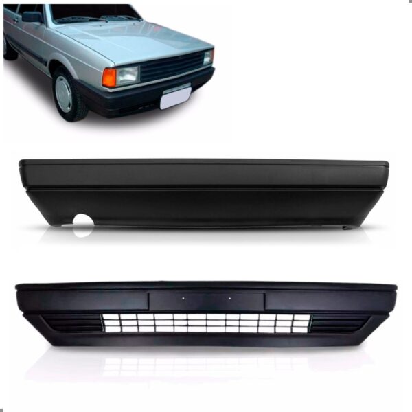 Jogo Parachoque Dianteiro E Traseiro Gol Gl Gts Gti Preto