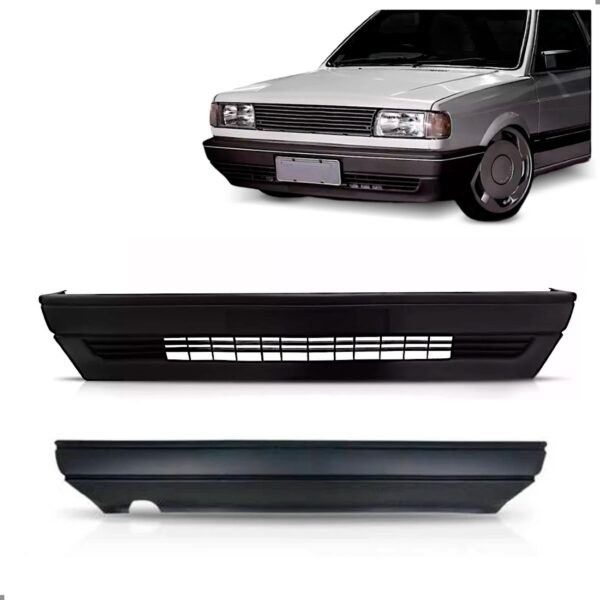 Par Parachoque Gol Quadrado 87 88 89 90 A 1994 Cinza Escuro - Preto