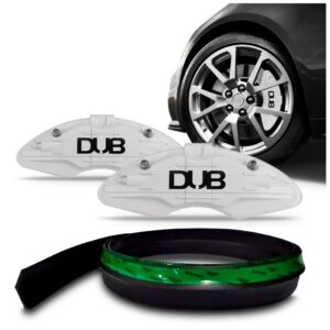 Kit Capa De Pinça Amarela Dub Spoiler Ideal Para Parachoques Amarelo