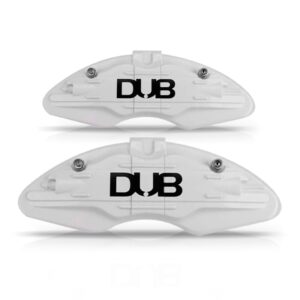 Kit Capa De Pinça Amarela Dub Spoiler Ideal Para Parachoques Amarelo