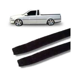 Par Guarnição Superior Da Porta Saveiro Giii/ Giv -flocada