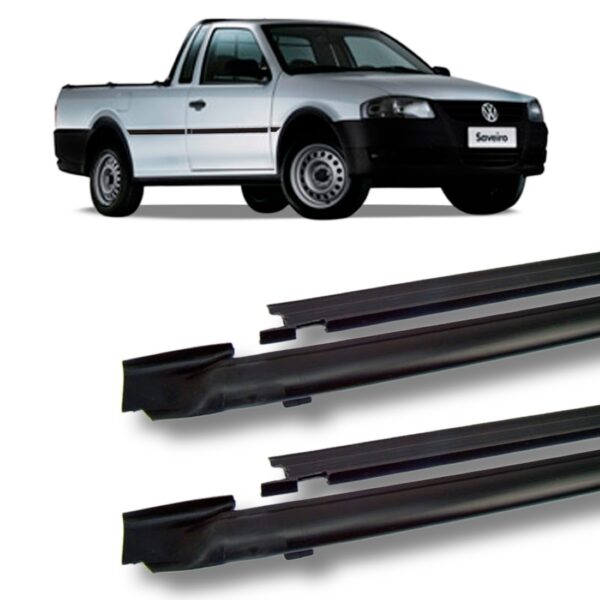 Par Pingadeira Saveiro G3 G4 2000 A 2008 Friso De Teto.