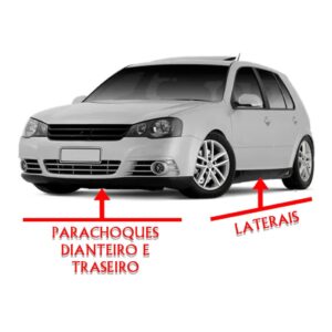 Kit 2 Saia Spoiler Corsa Meriva Astra Z Lip Tuning Esportivo