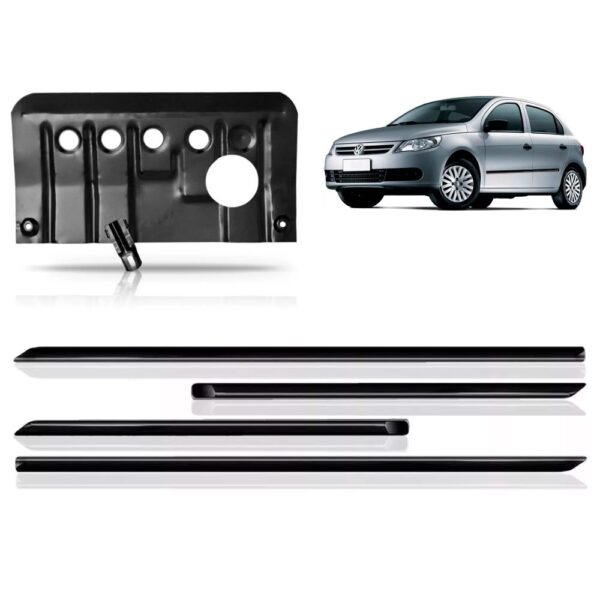 Protetor Carter Gol Fox Gv Giv 4p + Jogo De Borrachãos Later