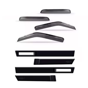 Kit Calha Chuva Jeep Renegade 2014 A 2018 + Friso Lateral Fumê