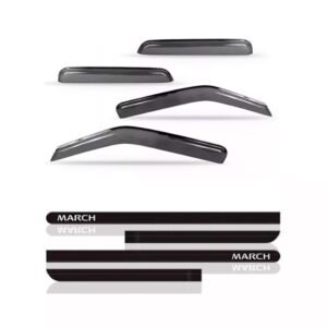 Kit Calha Chuva March 2011 A 2018 + Friso Lateral Fumê