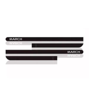 Kit Calha Chuva March 2011 A 2018 + Friso Lateral Fumê