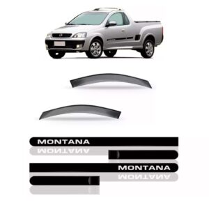 Calha Chuva Montana 2006 A 2011 + Friso Lateral Fumê