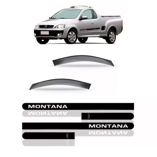 Calha Chuva Montana 2006 A 2011 + Friso Lateral Fumê