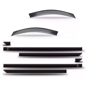 Calha Chuva Saveiro 2005 A 2009 + Friso Lateral Fumê