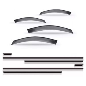 Kit Calha Chuva Gol Parati 2000 A 2004 4p + Friso Lateral Fumê