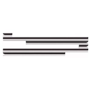 Kit Calha Chuva Gol Parati 2000 A 2004 4p + Friso Lateral Fumê