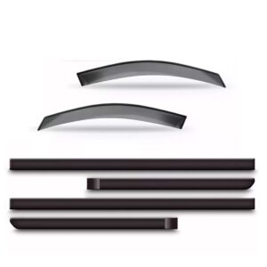 Calha Chuva Astra 1999 A 2002 2p + Friso Lateral  Fumê