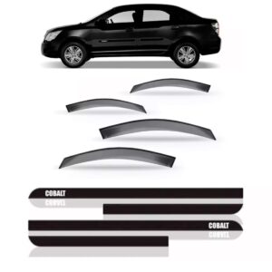 Calha Chuva Cobalt 2012 A 2015 + Friso Lateral. Fumê