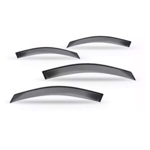 Kit Calha Chuva Fiat Uno 1992 Ate 2009 4p + Friso Lateral Fumê