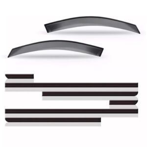 Calha Chuva Kadett / Ipanema 2 Portas + Friso Lateral. Fumê