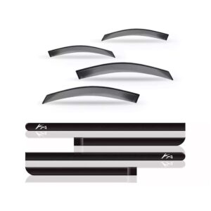 Kit Calha Chuva Ford Ka Hatch 2015 A 2018 4p + Friso Lateral Fumê