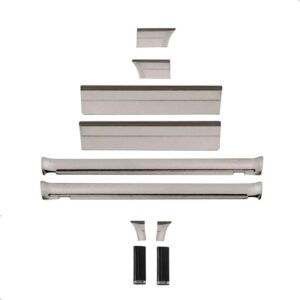 Kit Friso Lateral Gol Gti Quadrado 1989 A 1994  Jogo Tapete Preto