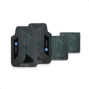 Kit Friso Lateral Gol Gti Quadrado 1989 A 1994  Jogo Tapete Preto