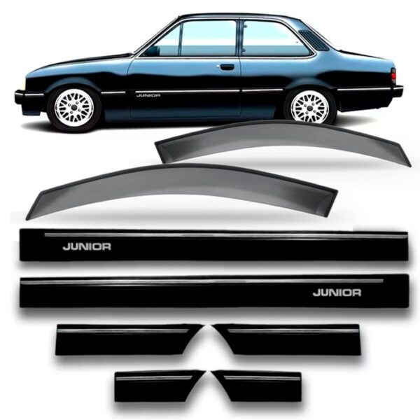 Kit Friso Lateral Chevette Junior + Calha De Chuva