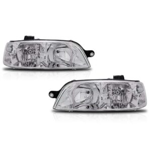 Par Farol Palio G2 2001 A 07 Duplo Cromado + Sinaleira Tric