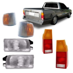 Kit Farol Saveiro Quadrada 91 A 94 + Sinaleira + Lanterna