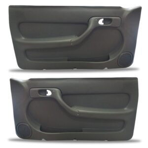 Par Forro Porta Gol Bola Parati Dianteiro Elétrico 2p Cinza Cinza