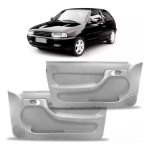 Par Forro Porta Gol Bola Parati Dianteiro Manual 2p Cinza