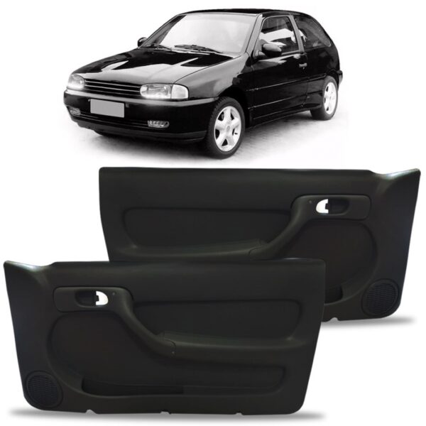 Par Forro Porta Gol Bola Parati Dianteiro Manual 2p Preto Preto