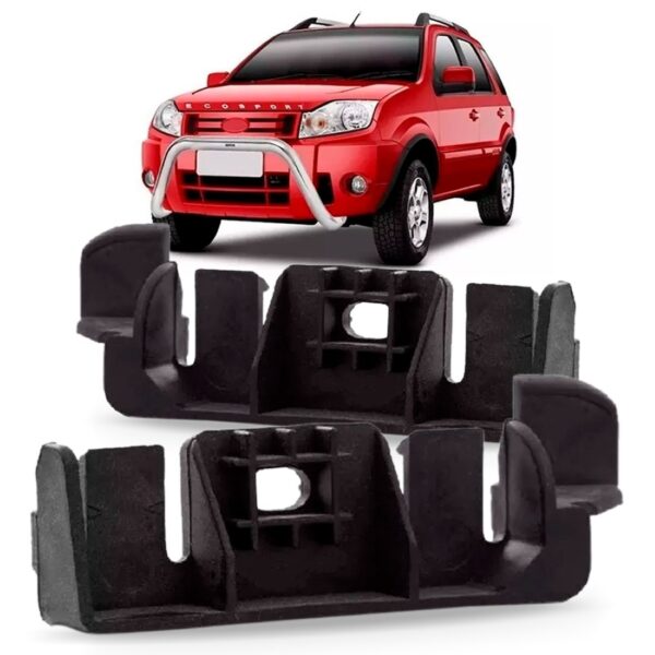 Par Guia Suporte Parachoque Dianteiro Ecosport 2008 A 2011