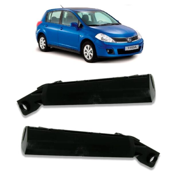 Par Guia Suporte Parachoque Dianteiro Tiida 2007 08 A 2013
