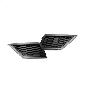 Kit Parachoque Saveiro G7 2017 2018 Gvii Molduras E Grade Preto