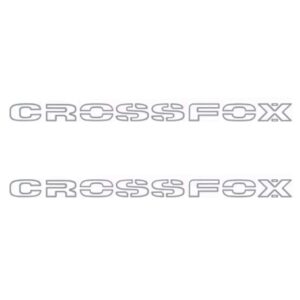 Kit Adesivo Lateral Para Crossfox 2005 A 2007 Grafite