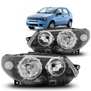 Par Farol Palio Siena Strada 2004 Até 11 Mascara Negra 1.8r