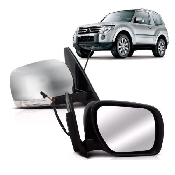 Par Retrovisor Pajero Full 2008 09 10 11 12 2013 Com Pisca