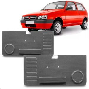 Par Forro Porta Dianteiro Uno 1985 A 2009 Cinza