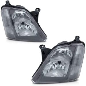 Par Farol Meriva 2002 A 2011 Máscara Cinza Direito E Esquerdo