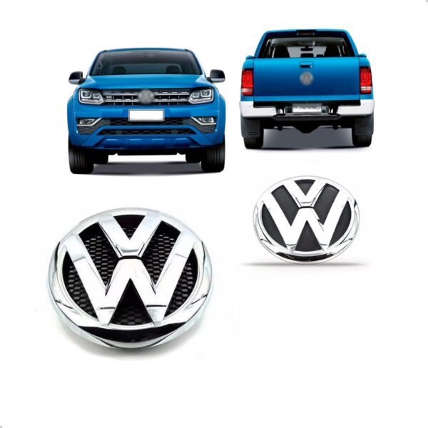 Kit Emblema Amarok 2013 A 2016 Grade E Tampa Traseira