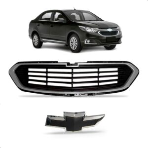 Kit Grade Cobalt 2016 A 2019 Com Emblema Black Piano Preto