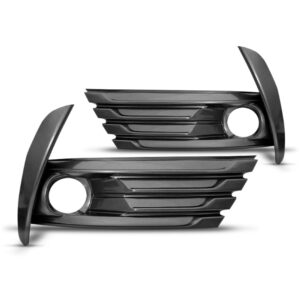 Par Moldura Farol Milha Corolla 2018 A 2020 Grafite Com Furo Grafite Ambos Os Lados