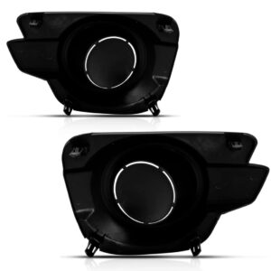 Par Moldura Farol Milha Kwid 2017 A 2020 Preto S/furo C/aro Preto Ambos Os Lados