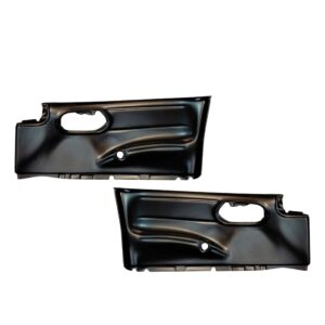 Par Forro Porta Dianteiro Corsa Hatch 1996 A 2002 4pts Preto - Preto