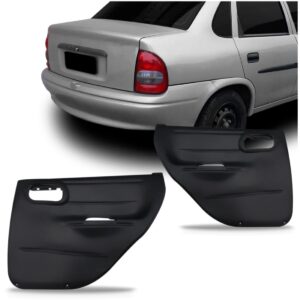Par Forro Porta Traseiro Corsa Hatch 1996 A 2002  4pts Preto