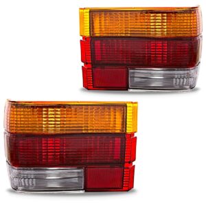 Par Sinaleira Traseira Chevette 1983 A 1986 Âmbar Tricolor