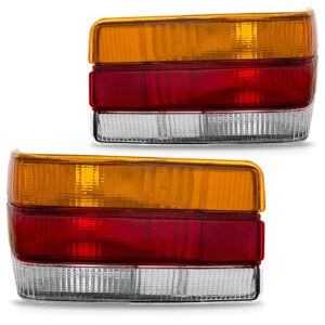 Par Sinaleira Traseira Chevette 1987 A 1993 Âmbar Âmbar Tricolor