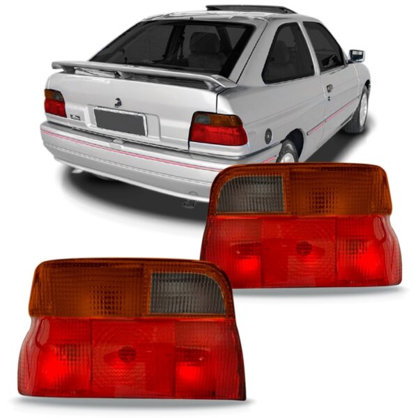 Par Sinaleira Traseira Escort Verona 1993 94 1995 1996 Fumê