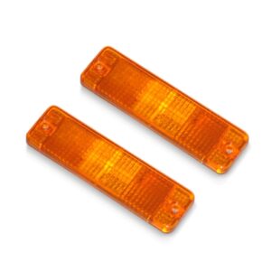 Par Lente Pisca Diant Brasilia 1978 A 1982 Laranja